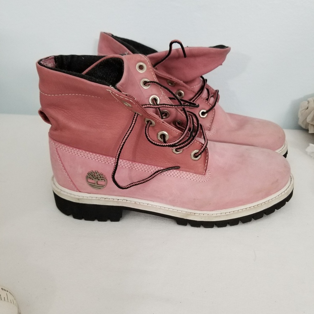Timberland Pink Boots 11419-2 S5 - Picture 4 of 8